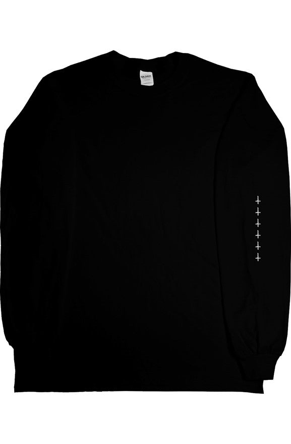 "OUR SACRED GROUNDS" Black Long Sleeve Tee