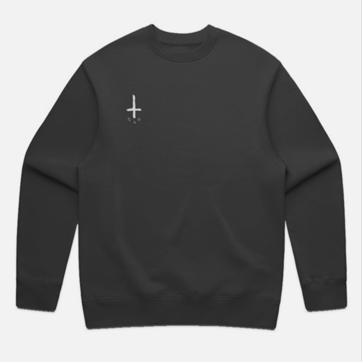 Our Sacred Grounds Charcoal "Web Barrens" Crewneck