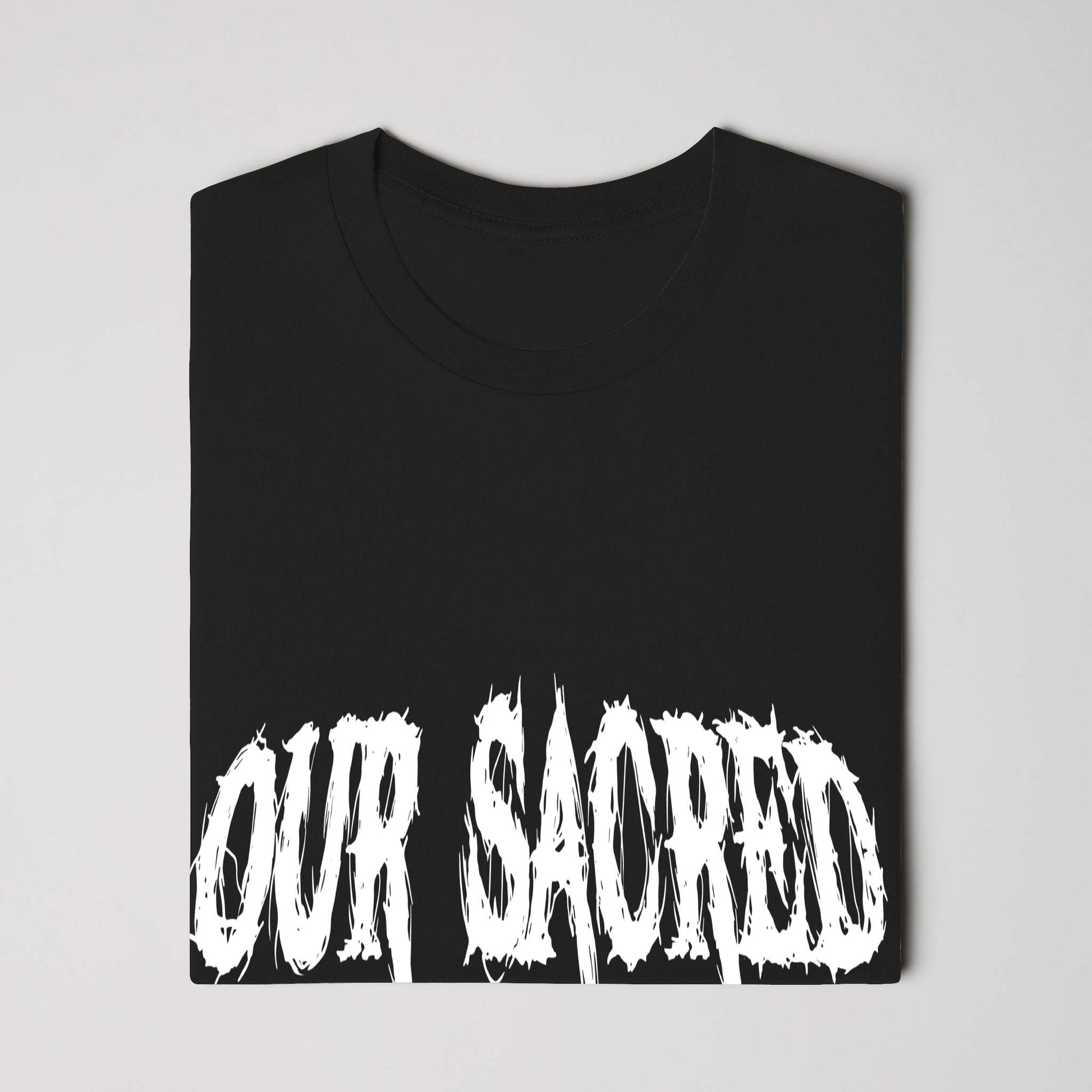 &amp;quot;OUR SACRED GROUNDS&amp;quot; Black Band Tee