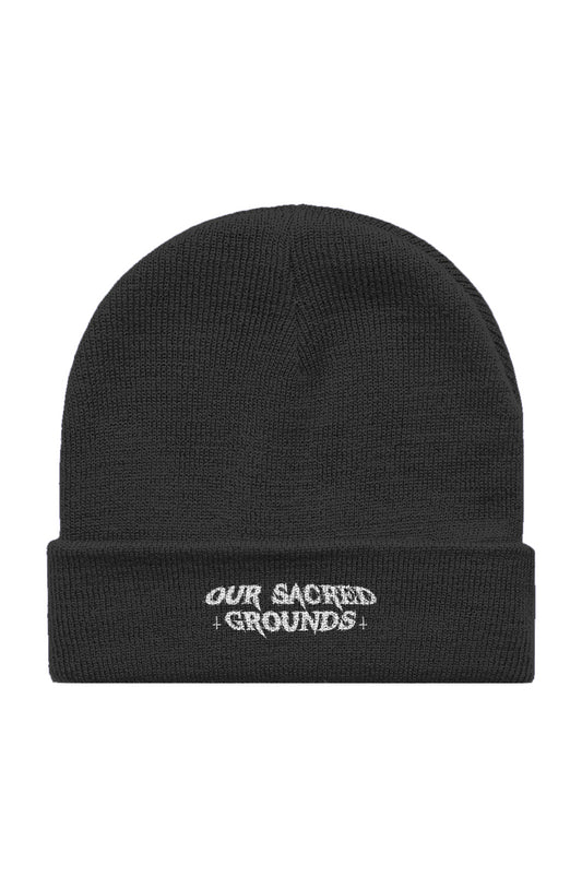 Black 'OSG' Embroidered Beanie