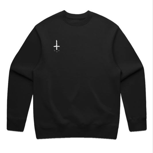 Our Sacred Grounds Noir "Web Barrens" Crewneck